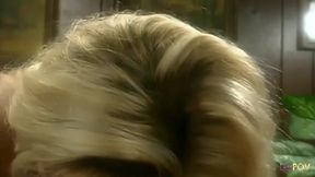 Breathtaking office lesbian threesome with a lot of pussy eating and strapon fucking.