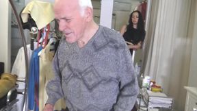 Clean up pimp has to wash Mistress' lover's laundry!