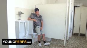 Muscular Security Guard Dillon Diaz Pounding Teen&#039;s Ass in the Toilets
