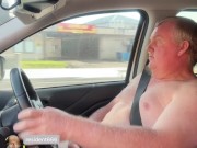 Driving Naked and Wanking
