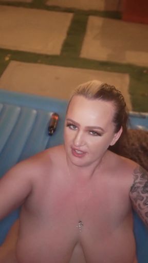 Captivating moment from &quot;BLONDE MILF KENDRA KOX GETS GANGBANGED AT A SWINGER&#039;S POOL PARTY&quot;