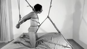 Tied up Nonstop Orgasm - Real Nipples Orgasm