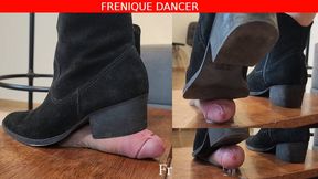 Frenique Steps and Milks Slave cock with Country Boots - CBT - BOOTS - FOOT DOMINATION - BALLBUSTING - COCK SQUEEZE - FEMALE DOMINATION - CUCKOLD - CUMSHOT - SHOEJOB - FOOTJOB 720p