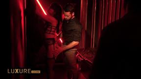 ”The fantasy of a couple in a swinger club”