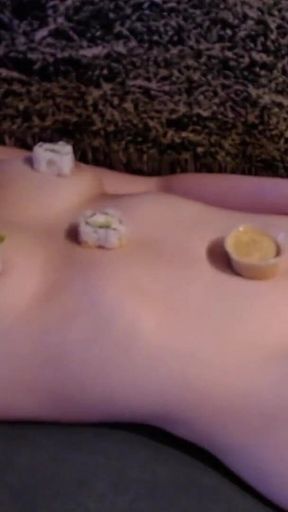 Live Streaming Show Sushi Girl and Blowjob