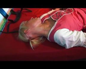 Cum-addicted German Blonde Fucked in Hot Threeway