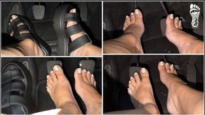 Juliette_RJ New Melissa Flatform and Barefoot Pedal Pumping with Cum Countdown - PEDAL PUMPING - BBW LEGS - REVVIG - FOOT FETISH - ARCHED FEET - DRIVING - BRAZILIAN MILF - MELISSA - HARD DICK - EDGING - CUM COUNTDOWN - BAREFOOT