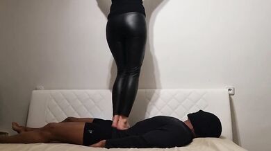 Barbie Trampling Body, Face and Cock in Barefoot No.27