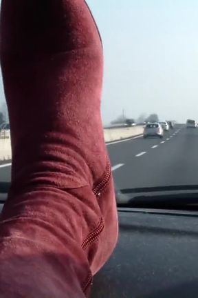 In the Car Playing with My Husband