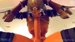 Sombras Busty Futanari Temptation: Blows Anal Ride in VR Heat