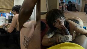 bbc pounds goth triplexceleste in the kitchen porn video