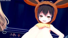 Hentai Strip Fantasy – Boobaa Team’s Sexy Transformation Revealed