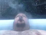 last hottub cigar of the season