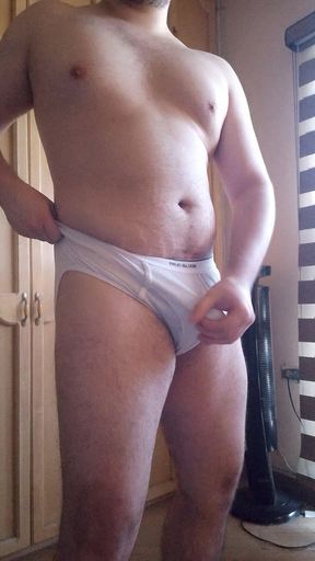 Muscular Stud Teases and Shows off