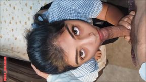 Desi GF give blowjob