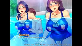 Naughty Neighbors Share Wife in Poolside Threesome for Juicy Finish