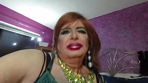 Michele thompson in a green outfit