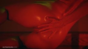 Sybil's Artistic Solo: Masterfully Masturbating Her Wet Flower