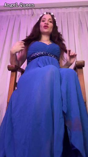 Queen JOI POV, Oiled Feet, Edging and Denial