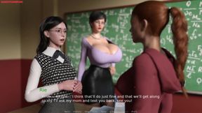 Futa Girl with Huge Cock Fucks BBW Super Size MILF - MILF Breeder Chapter 05 3D Futanari Porn Game