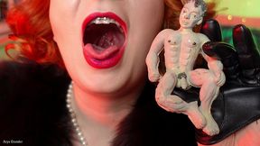 giantess vore fetish video - slowly eating chocolate man - seduce and dirty talk (arya grander)