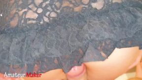 Please don't cum inside me !! Creampie with my stepsister !!