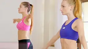 Lesbian Lovers Make Each Other Cum After Gym Class