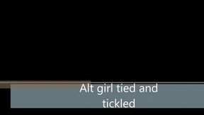 Alt girl tied and tickled