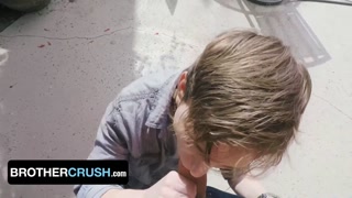 Cute Twink Zach Brenton Wants To Learn How To Top With Two Hunk Step Brothers - BrotherCrush