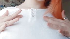 Touching my boobs 😊