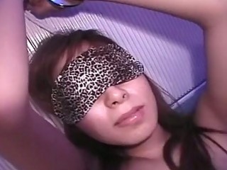 Cute Asian Babe Blindfolded And...
