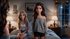 Nora Comforts Elara - 3D Animated Lesbian Romance