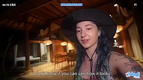 This Guy Screw Her In The Booty In Bali - French Goth Vlog - English Subtitles