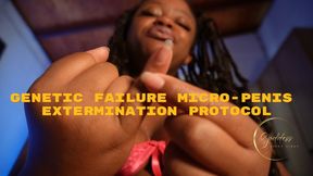 Ebony Female Domination Goddess Aspen Aires: Genetic Failure Micro Penis Extermination Protocol