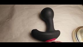 Remote controlled inflatable and vibrating butt plug.
