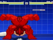 Red Hulk fucks Ryu