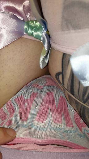 Wet panties and dripping clitty