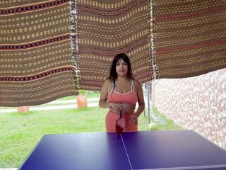 I Win Wager and My Sister-in-law Gives Me Her Constricted Vagina as a Prize, I Suck It More excellent Than That babe Plays Ping Pong