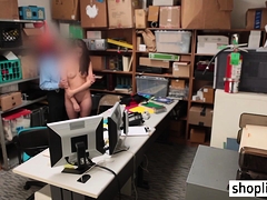 Redhead petite teen satisfied a perverted LP officer