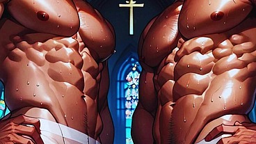 Evangelical missionary reveals he likes to fuck and give ass in church. Anime Hentai