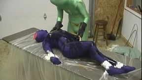Bat Girl Vibed To An Orgasm By The Puzzler