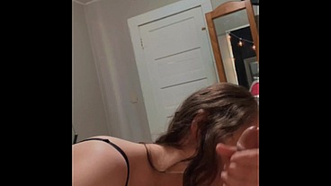 Catherine Grey sucks dick