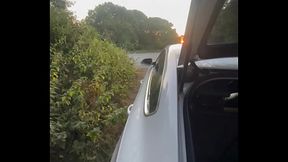 Step mom young fucked in a parking lot &mdash;  he cums in her wet pussy &mdash;  creampie