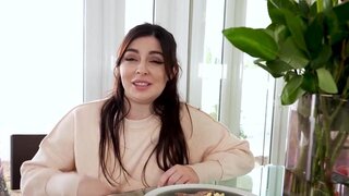 Professional whore Keira Croft rocks her orange bikini