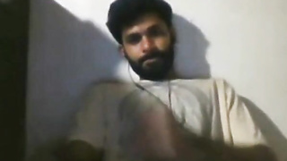 Thick-Rod Indian Man Jacks Off on Web cam