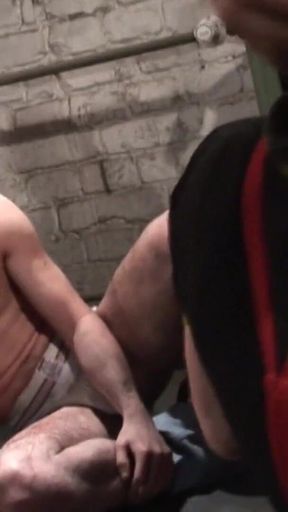 Hard Amateur German Hunks in Rough Basement Fuck