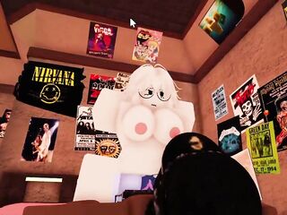 white bitch gets used by bbc in roblox p1