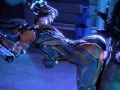 Alien Girl Destroyed by Monster Alien!