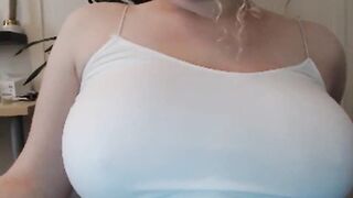 Long melons blonde 19 year old big vibrator bj and titjob