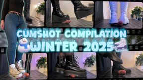 Cumshot Compilation - 25 Sessions Crushing Cock and Balls - Winter 2025 (Slave Version) - TamyStarly - Crush Trample, Shoejob, Bootjob, CBT, Ballbusting, Trampling, Stomping
